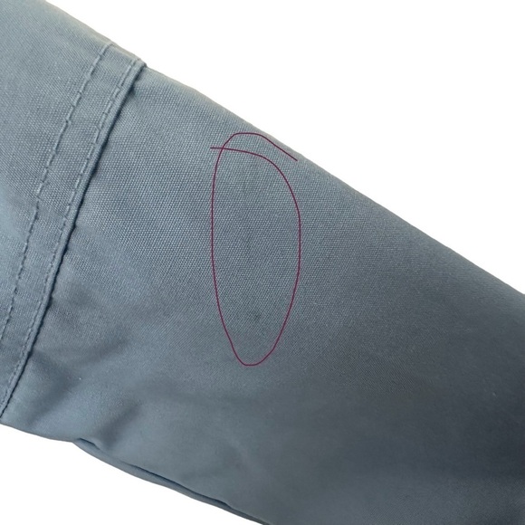 Mackintosh New England Womens Button Up Jacket Petite Small Blue Detachable Hood - Picture 6 of 11